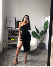 Load image into Gallery viewer, Black Leather Gladiator Shoes Woman Summer Party High Heels Sandal Women Pump Shoe Ankle Strap High Heel Pumps 11cm La RoSa