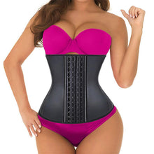 Load image into Gallery viewer, La RoSa Women Corset Waist Trainer Latex Corset Waist Control Corset and Bustier Steel Bone Underbust Slimming Shaper